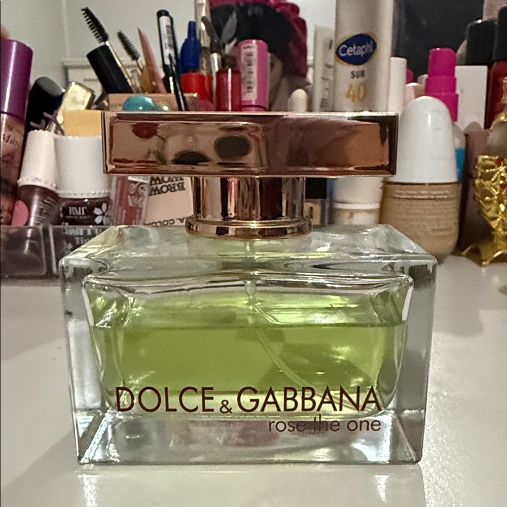 Dolce & Gabbana Rose The One Perfume with Green Hue